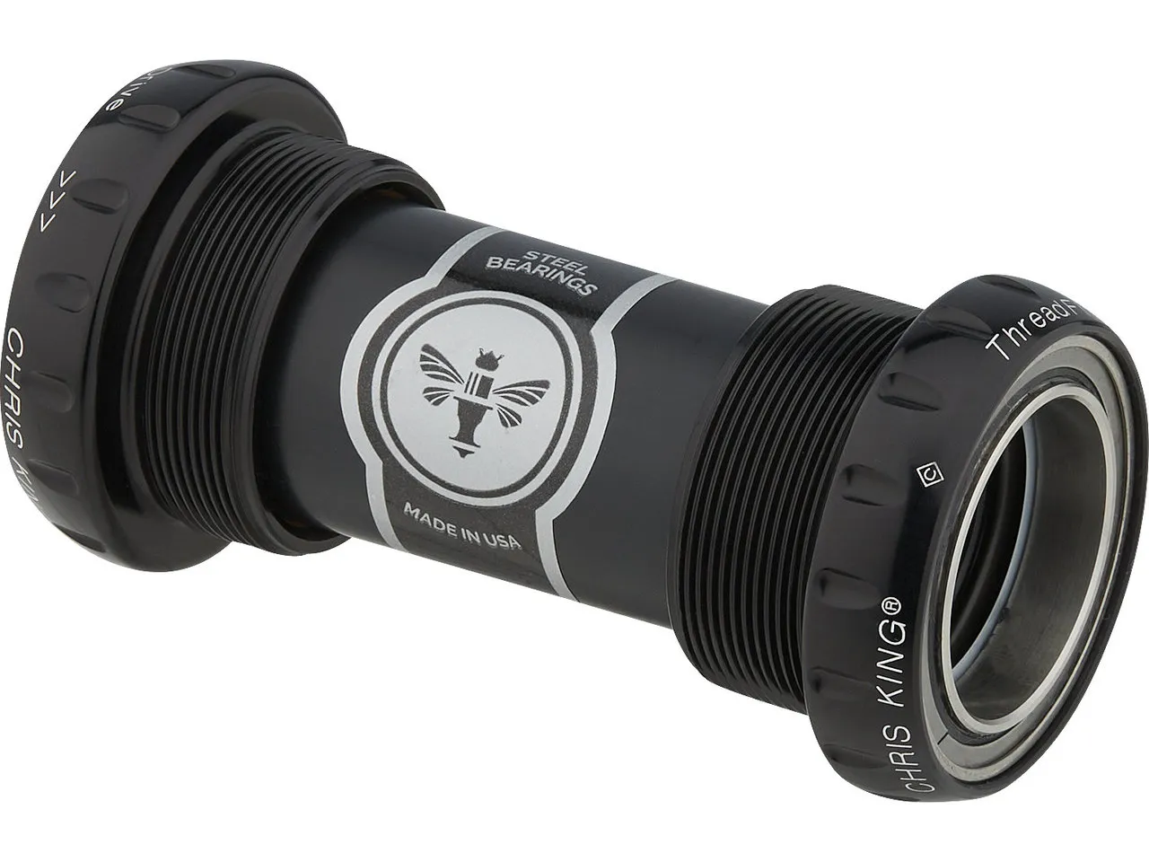 Chris King ThreadFit 24 Innenlager, Black, 68/73mm Chris King ThreadFit 24 Innenlager, Black, 68/73mm