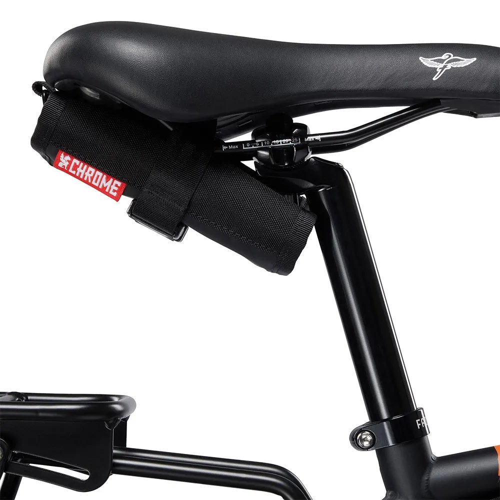 Chrome Doubletrack Roll Sadelveske, Black, One Size Chrome Doubletrack Roll Sadelveske, Black, One Size