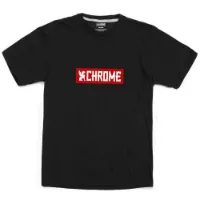 Chrome Horizontal Red Logo Kortarmet T-skjorte Chrome Horizontal Red Logo Kortarmet T-skjorte
