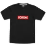 Chrome Horizontal Red Logo Kortarmet T-skjorte