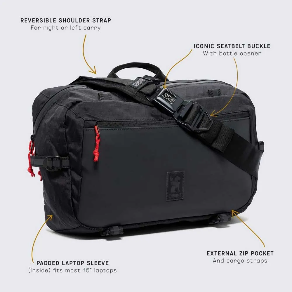 Chrome Kadet Max Crossbody-veske, Heritage suede, One Size Chrome Kadet Max Crossbody-veske, Heritage suede, One Size