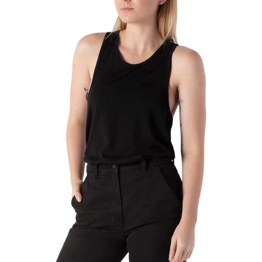 Chrome Merino Ermeløs Baselag, Black