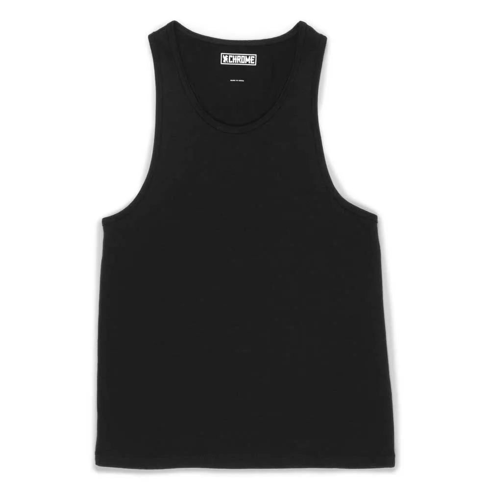 Chrome Merino Ermeløs Baselag, Black