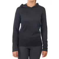 Chrome Merino Hoodie Langarmet T-skjorte Chrome Merino Hoodie Langarmet T-skjorte