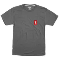 Chrome Vertical Red Logo Kortarmet T-skjorte Chrome Vertical Red Logo Kortarmet T-skjorte