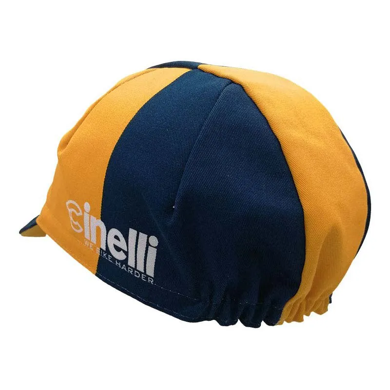 Cinelli Bike Harder Cap, Orange / blue Cinelli Bike Harder Cap, Orange / blue