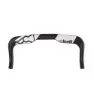 Cinelli Bullhorn Styre, Black / white, 31.8mm, 400mm