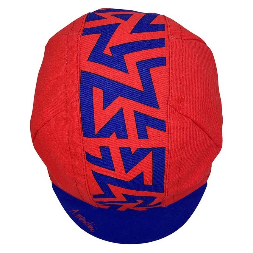 Cinelli Stilema-fulvia Mendini Cap, Red / blue