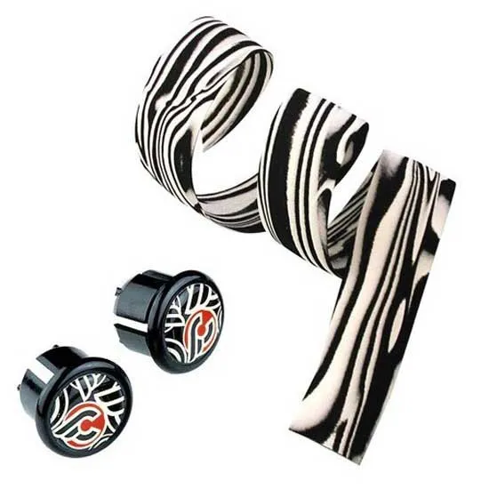 Cinelli Zebra Ribbon Styretape, Black / white, One Size Cinelli Zebra Ribbon Styretape, Black / white, One Size