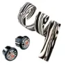 Cinelli Zebra Ribbon Styretape, Black / white, One Size