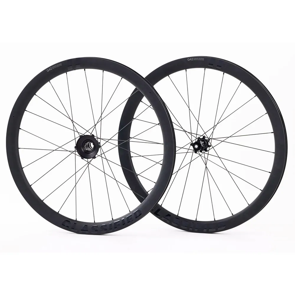 Classified G42 11s 11-34t Cl Disc Tubeless Hjulsett For Grussykkel, Black, 12 x 100/12 x 142mm, Powershift Classified G42 11s 11-34t Cl Disc Tubeless Hjulsett For Grussykkel, Black, 12 x 100/12 x 142mm, Powershift