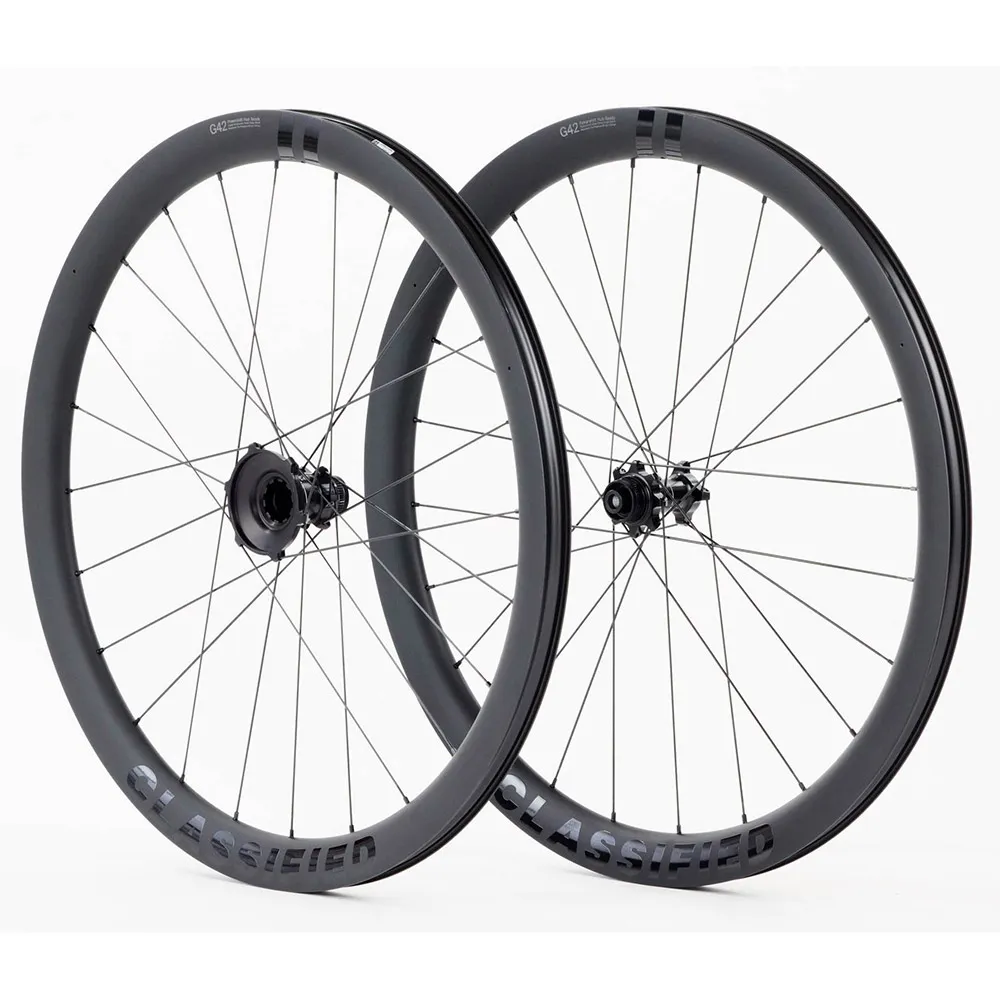 Classified G42 12s 11-40t Cl Disc Tubeless Hjulsett For Grussykkel, Black, 12 x 100/12 x 142mm, Powershift Classified G42 12s 11-40t Cl Disc Tubeless Hjulsett For Grussykkel, Black, 12 x 100/12 x 142mm, Powershift