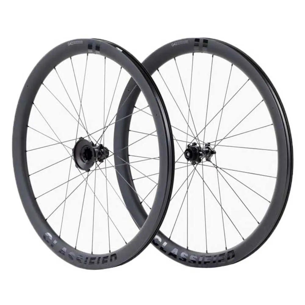 Classified G42 Disc Hjulsett For Grussykkel, Black, 12 x 100 / 12 x 142mm, Powershift Classified G42 Disc Hjulsett For Grussykkel, Black, 12 x 100 / 12 x 142mm, Powershift