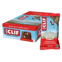 Clif Bar Energibar Boks Sjokoladefudge Med Mandler 68g 12 Enheter