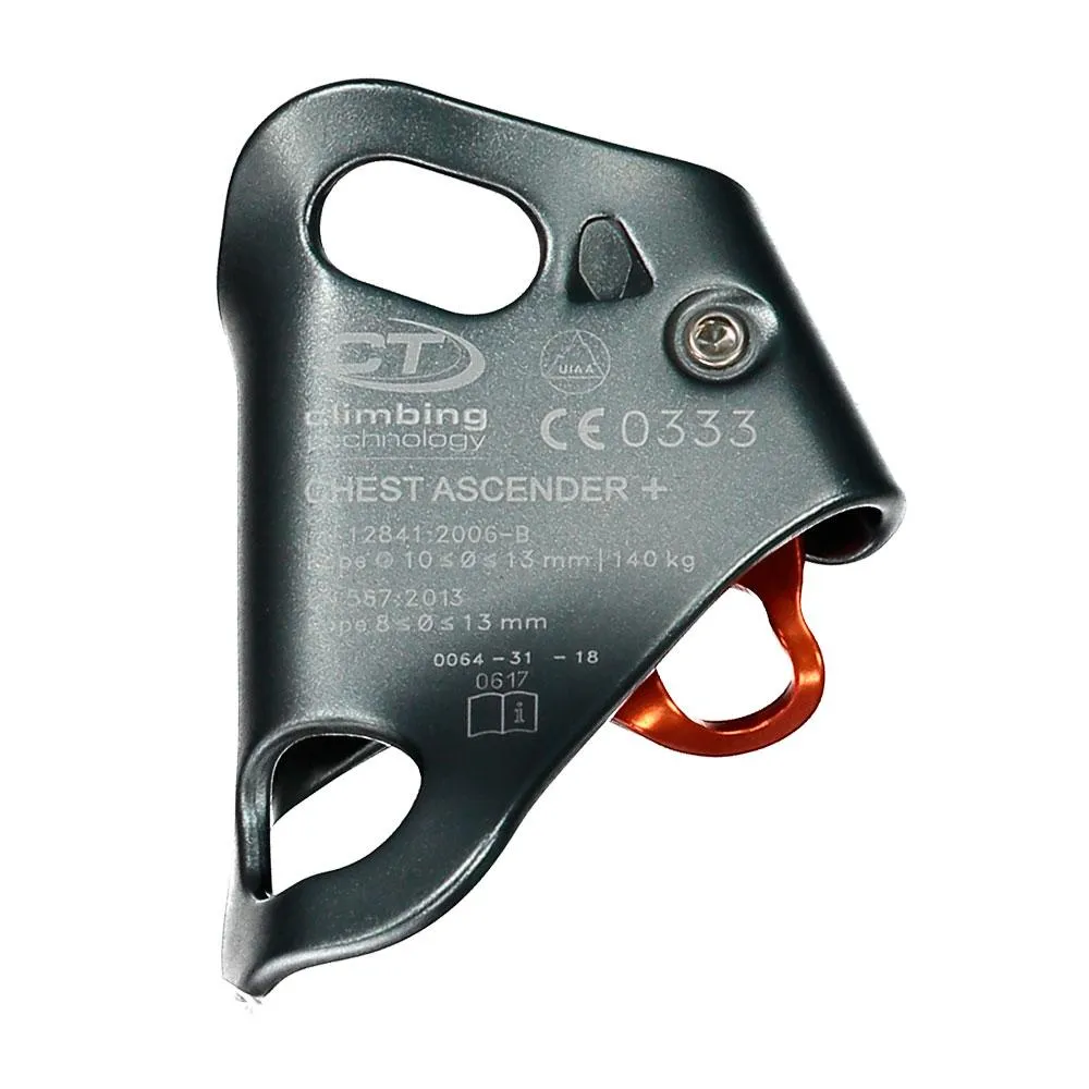 Climbing Technology Chest Ascender + Stigende, Silver, One Size Climbing Technology Chest Ascender + Stigende, Silver, One Size