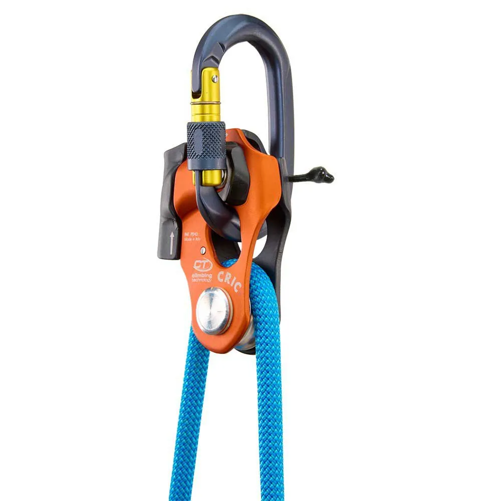 Climbing Technology Cric Talje, Anthracite / orange, One Size Climbing Technology Cric Talje, Anthracite / orange, One Size