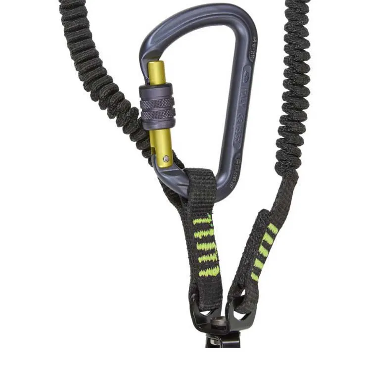 Climbing Technology Hook It Twist Lanyards Og Energiabsorbenter, Orange / black