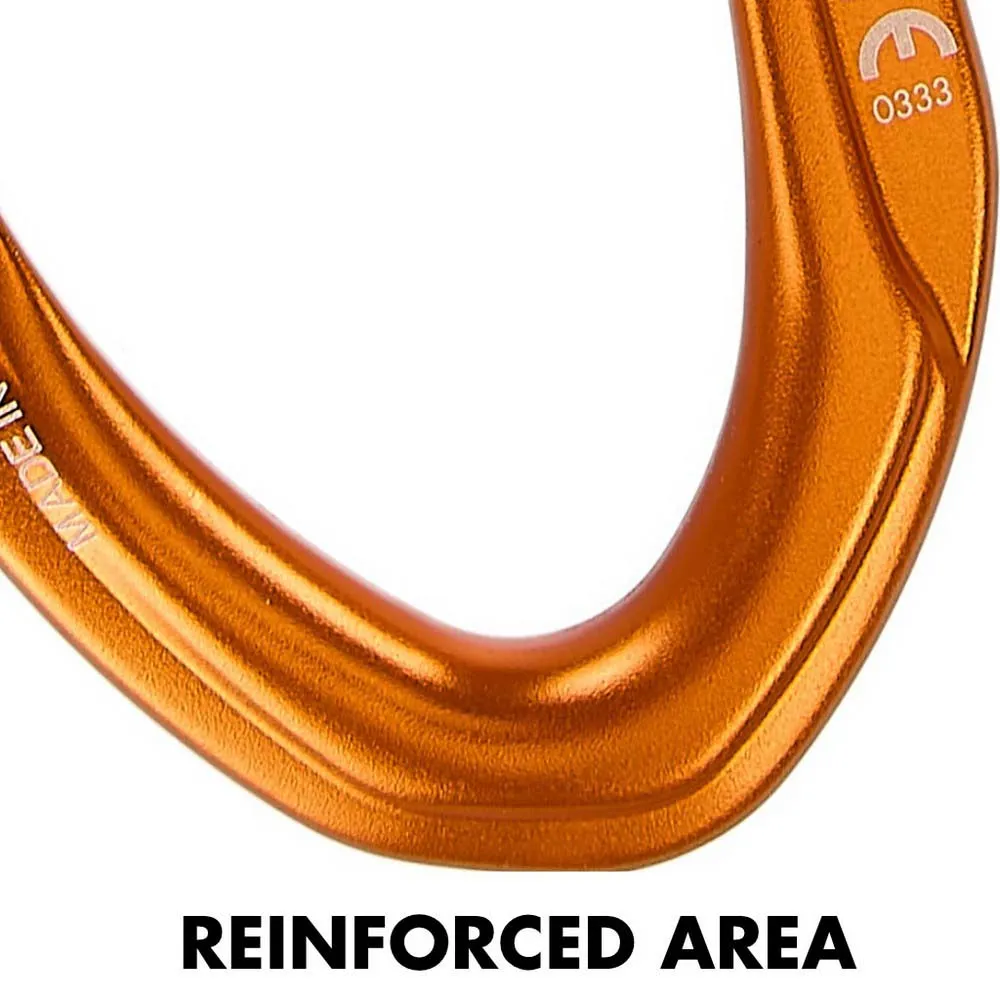 Climbing Technology Morfo Bg Karabinkrok, Orange / blue, One Size