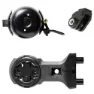 CloseTheGap Hidemybell Raceday Sykkelcomputerfeste, Black, One Size