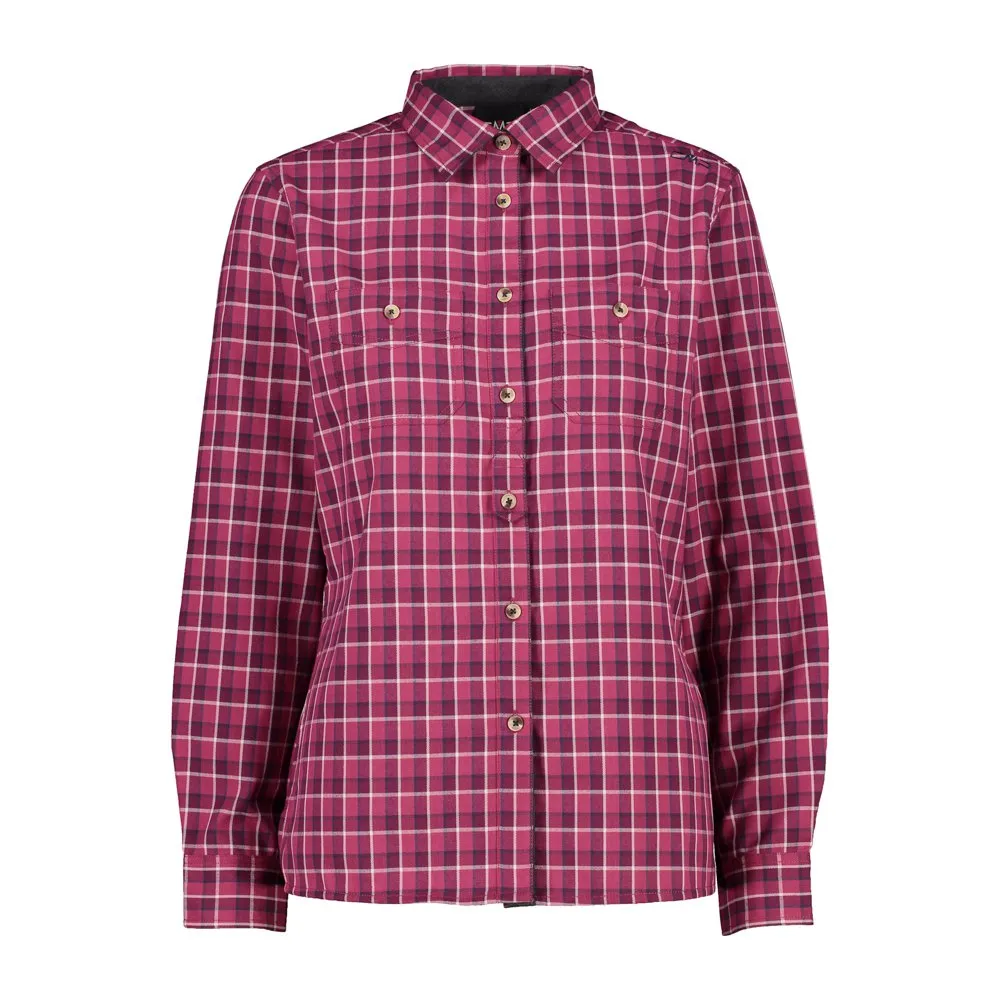 CMP 30t2126 Skjorte Med Lange Ermer, Sangria / amaranto CMP 30t2126 Skjorte Med Lange Ermer, Sangria / amaranto