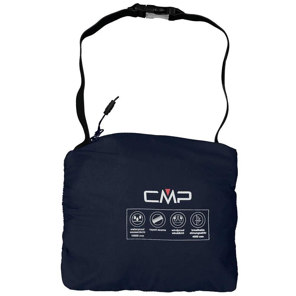 CMP 30x9336 Rain Side Zips Bukser, Black blue