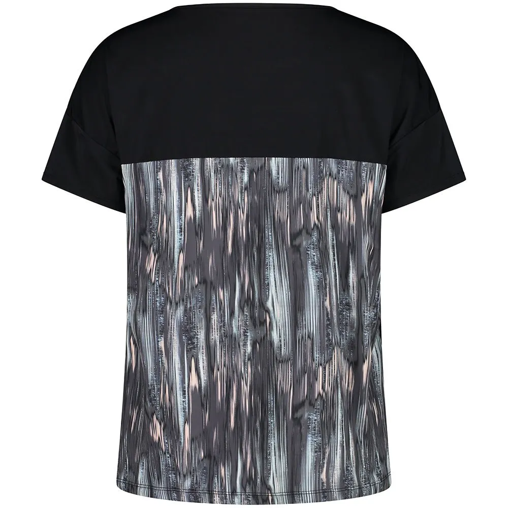 CMP 31c4086 Kortarmet T-skjorte, Black / rose