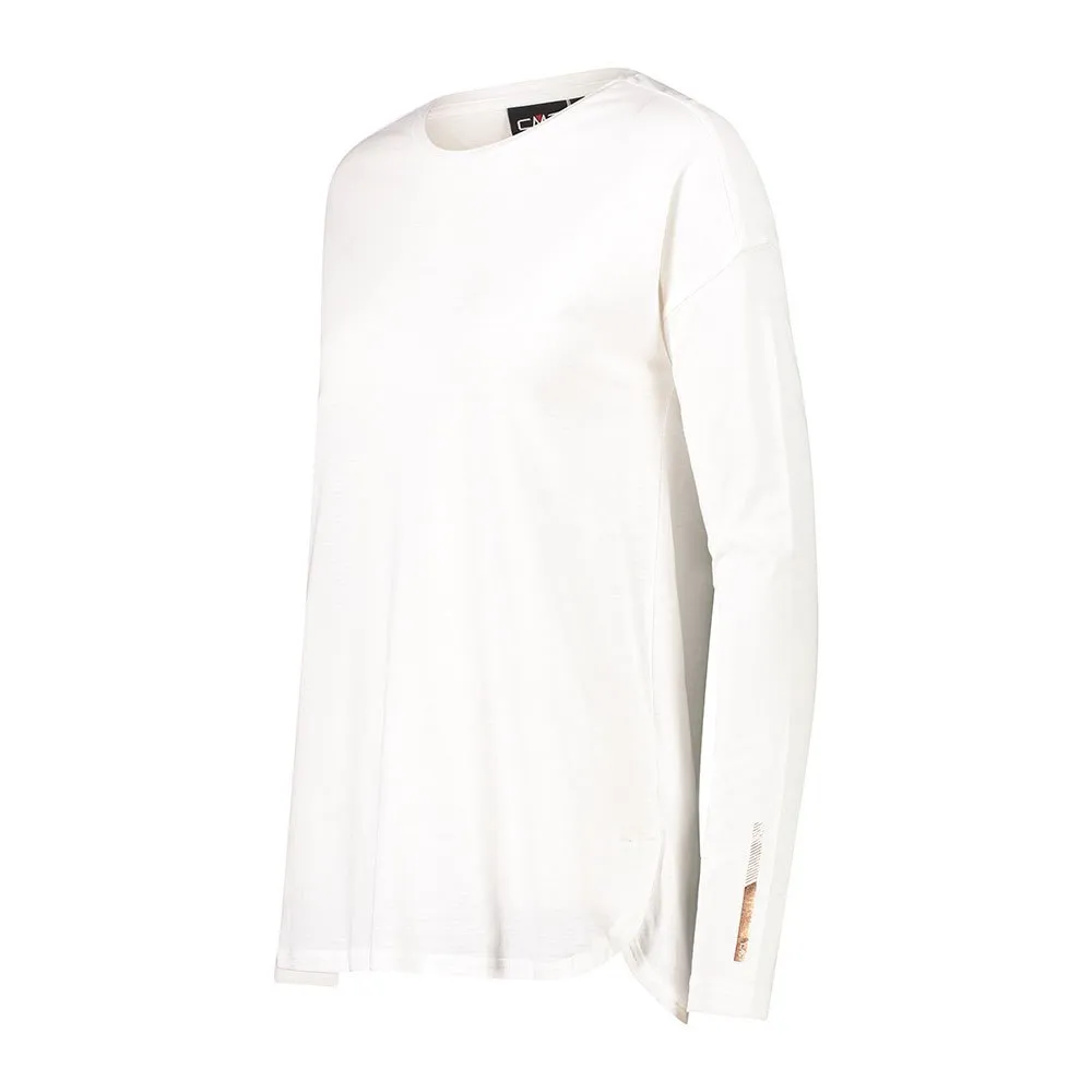 CMP 31d4586 Langarmet T-skjorte, B.co gesso