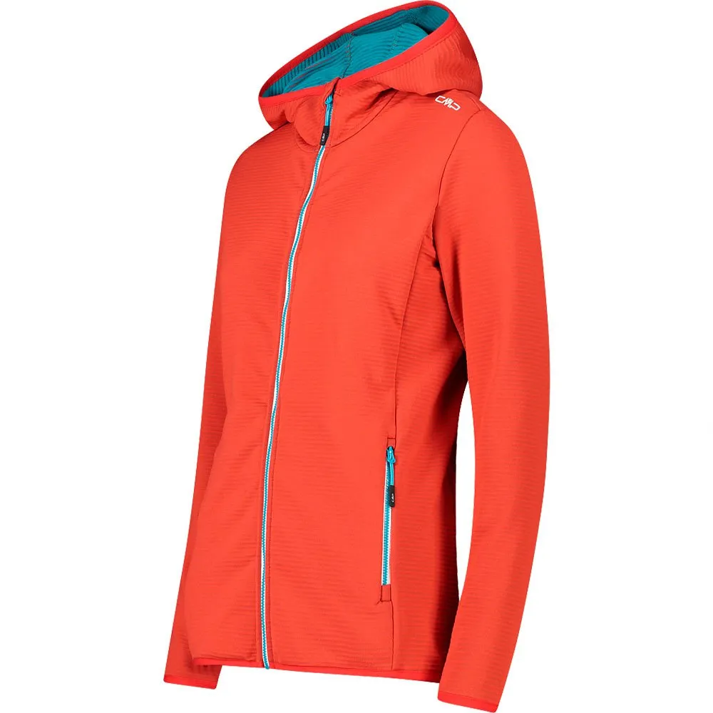 CMP 31e2516 Fix Hood Fleecejakke Med Full Glidelås
