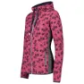 CMP 31h1646 Fix Hood Fleecejakke Med Full Glidelås, Sangria / b.blue