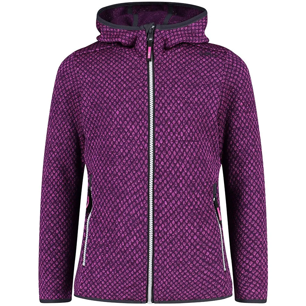 CMP 31h1735 Fix Hood Fleecejakke Med Full Glidelås CMP 31h1735 Fix Hood Fleecejakke Med Full Glidelås