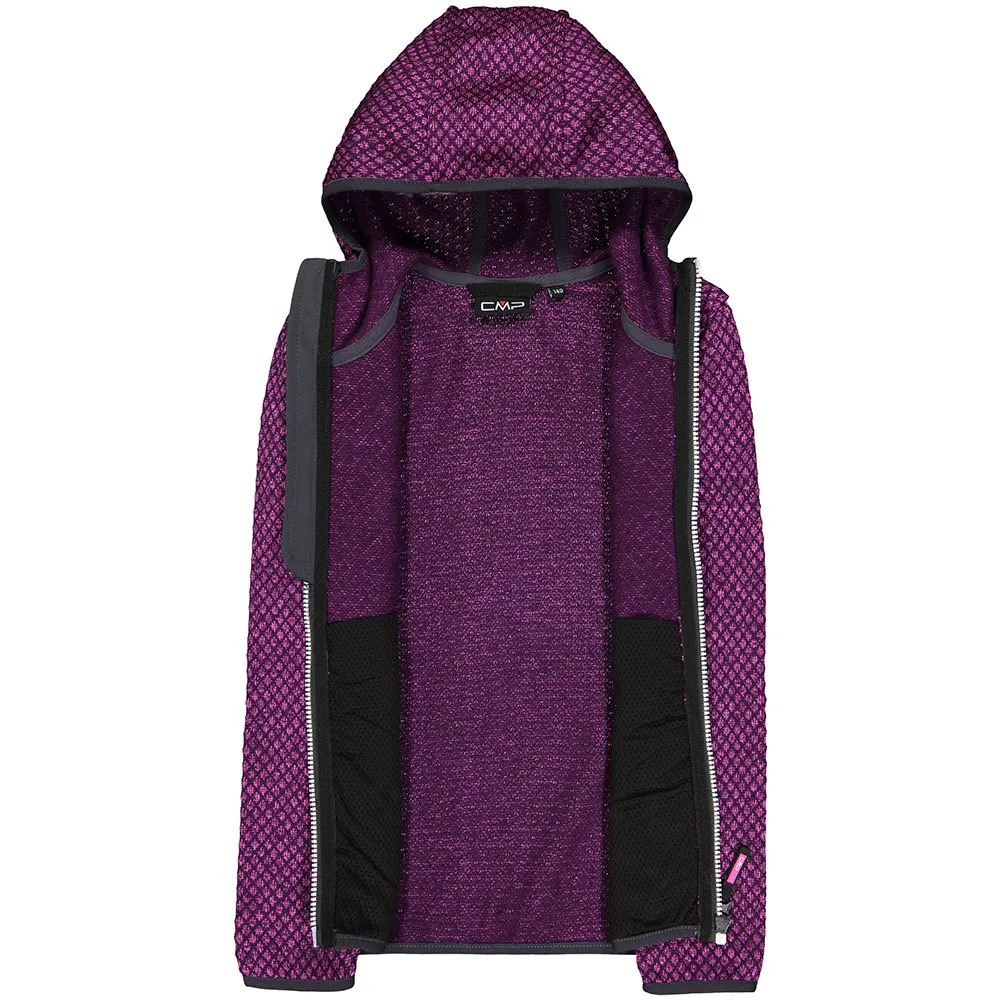 CMP 31h1735 Fix Hood Fleecejakke Med Full Glidelås CMP 31h1735 Fix Hood Fleecejakke Med Full Glidelås