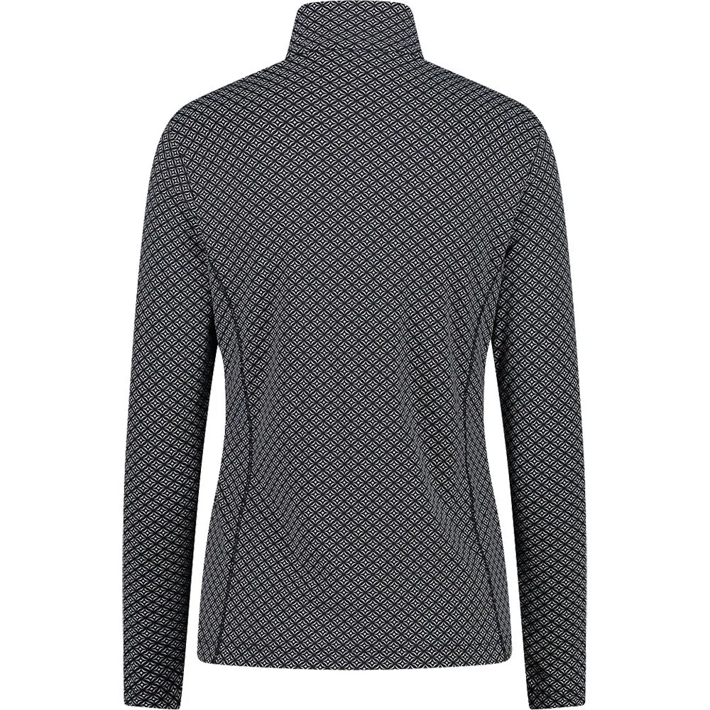 CMP 31l1026 Printed Sweat Fleecejakke Med Halv Glidelås