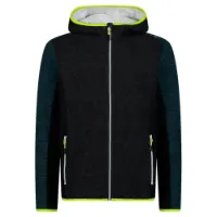 CMP 31m1857 Fix Hood Fleecejakke Med Full Glidelås CMP 31m1857 Fix Hood Fleecejakke Med Full Glidelås
