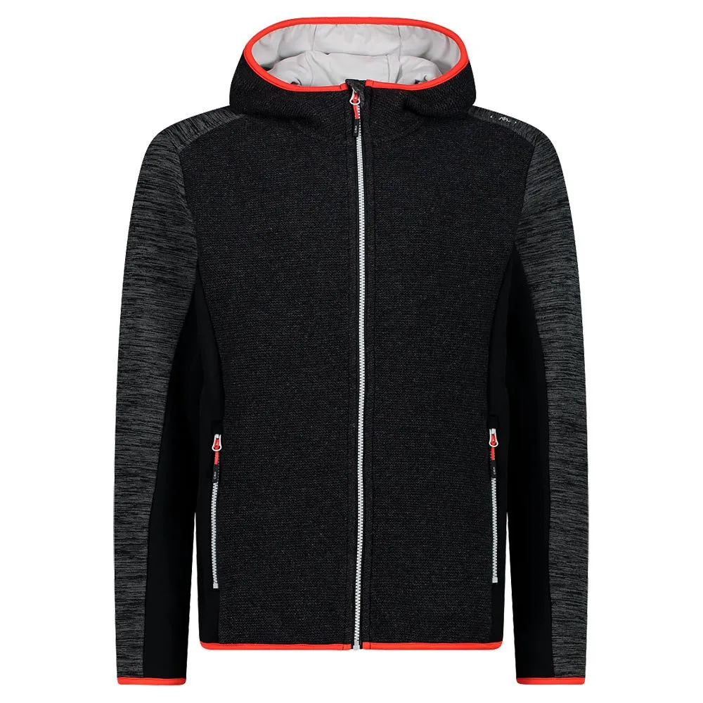 CMP 31m1857 Fix Hood Fleecejakke Med Full Glidelås
