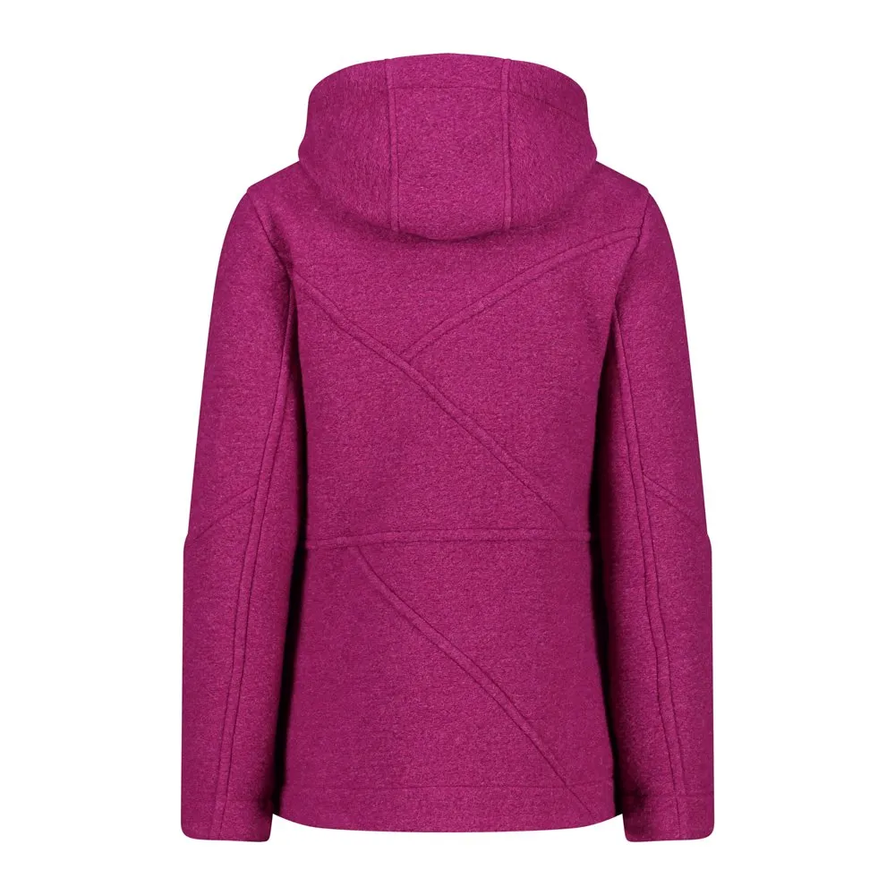 CMP 31m3126 Fleecejakke Med Hette, Sangria