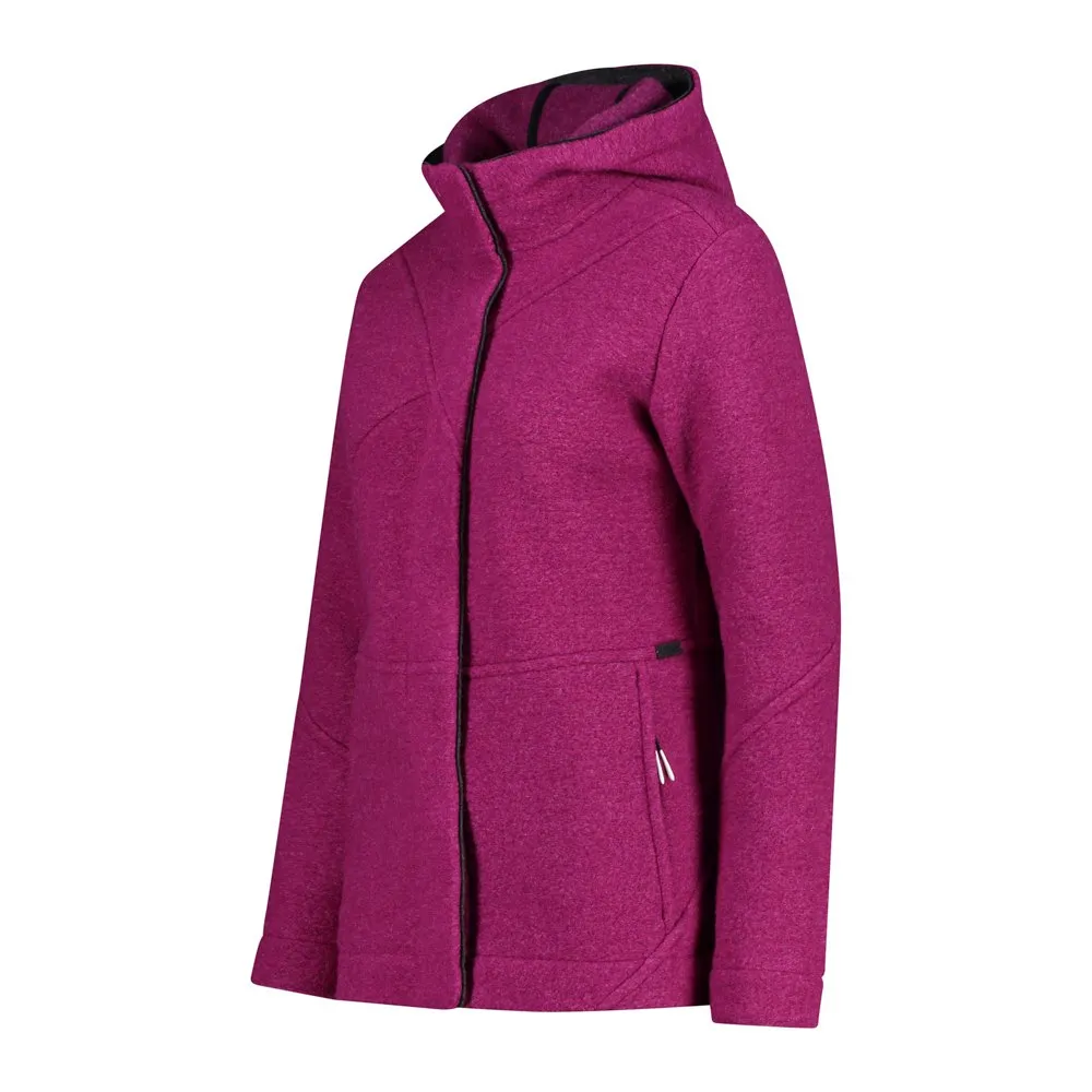 CMP 31m3126 Fleecejakke Med Hette, Sangria