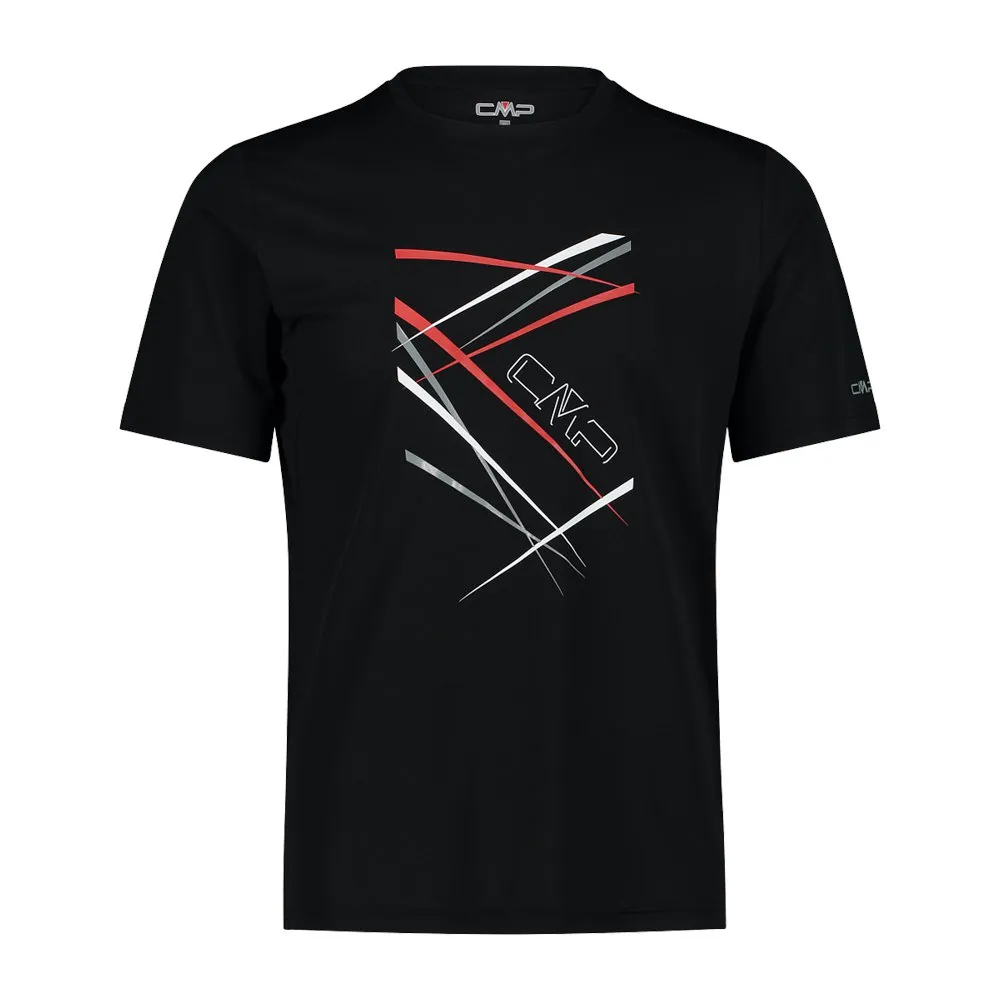CMP 32c2537 Kortarmet T-skjorte, Black