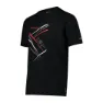 CMP 32c2537 Kortarmet T-skjorte, Black