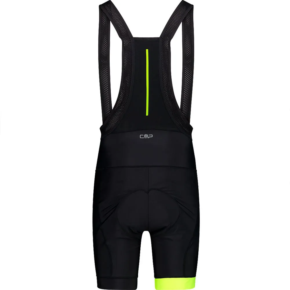 CMP 32c7527 Sykkelshorts, Black / yellow fluo