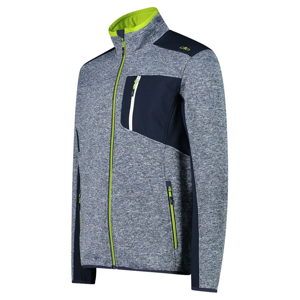CMP 33h5847 Jakke, B.blue / limegreen