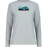 CMP 33n2226 Langarmet T-skjorte, Ice mel / acqua