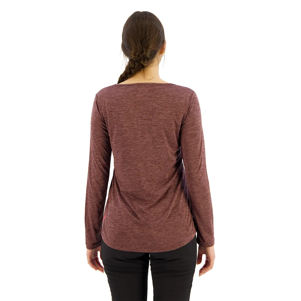 CMP 33n5596 Langarmet T-skjorte, Plum melange