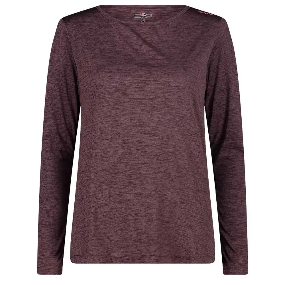 CMP 33n5596 Langarmet T-skjorte, Plum melange