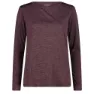 CMP 33n5596 Langarmet T-skjorte, Plum melange