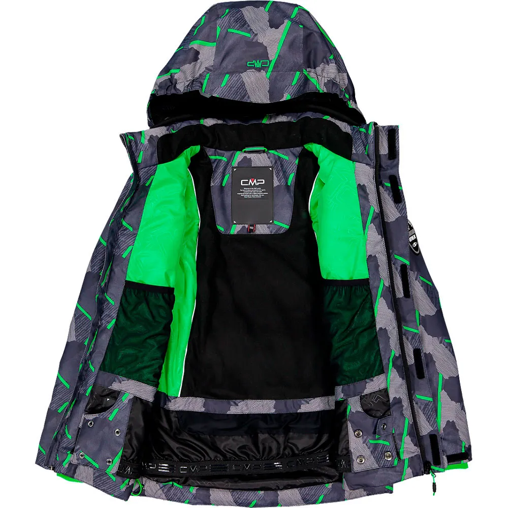 CMP 38w0284 Jakke, Nero / green, 6Y
