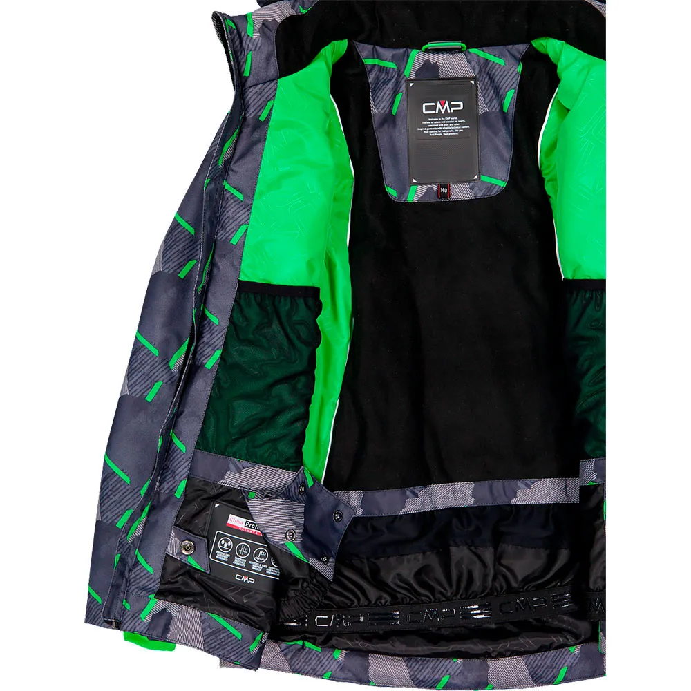CMP 38w0284 Jakke, Nero / green, 6Y
