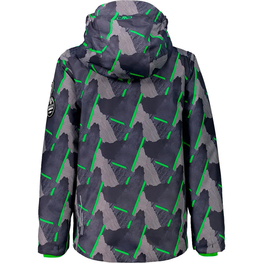 CMP 38w0284 Jakke, Nero / green, 6Y