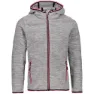 CMP 39g0645 Fleecejakke Med Hette, Argento melange, 4Y