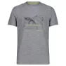 CMP 39t6547 Kortarmet T-skjorte, Grey melange / limegreen