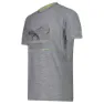 CMP 39t6547 Kortarmet T-skjorte, Grey melange / limegreen